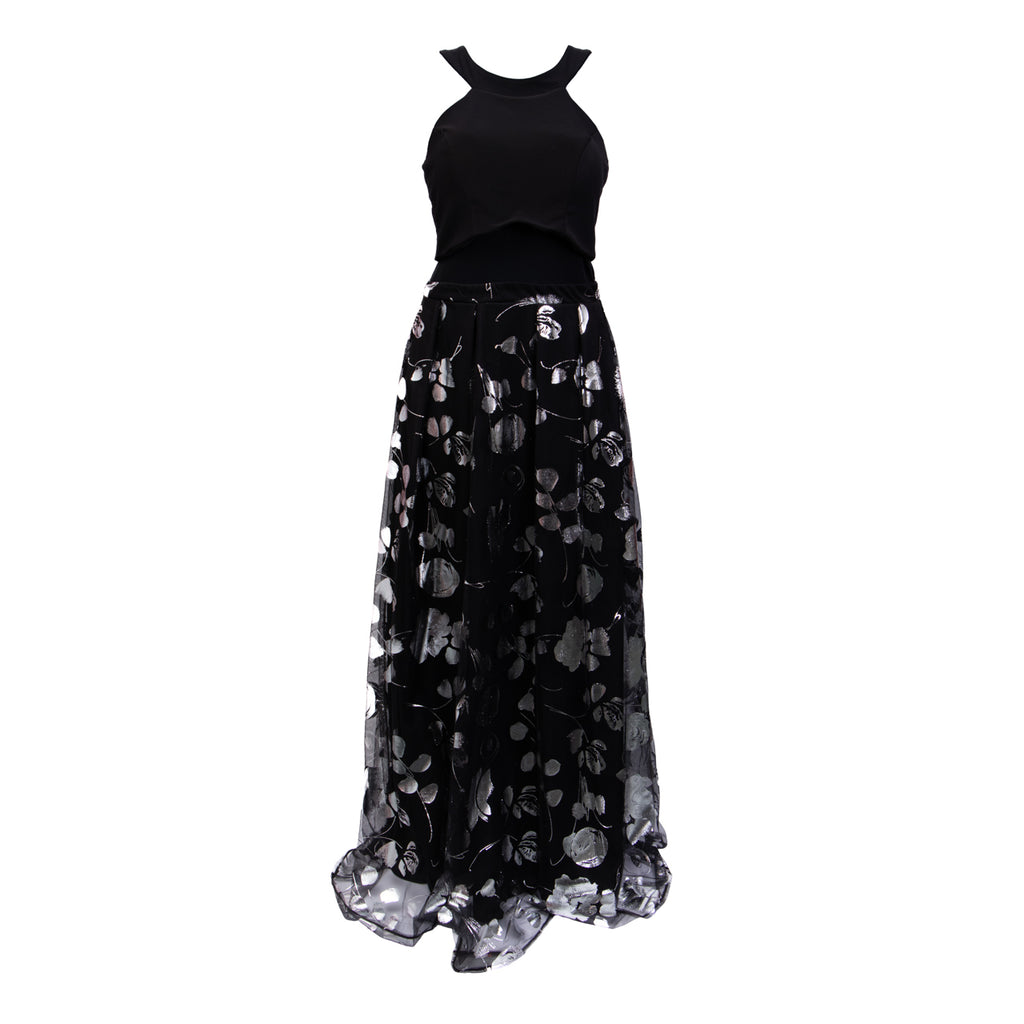 Stella Negro con Flores