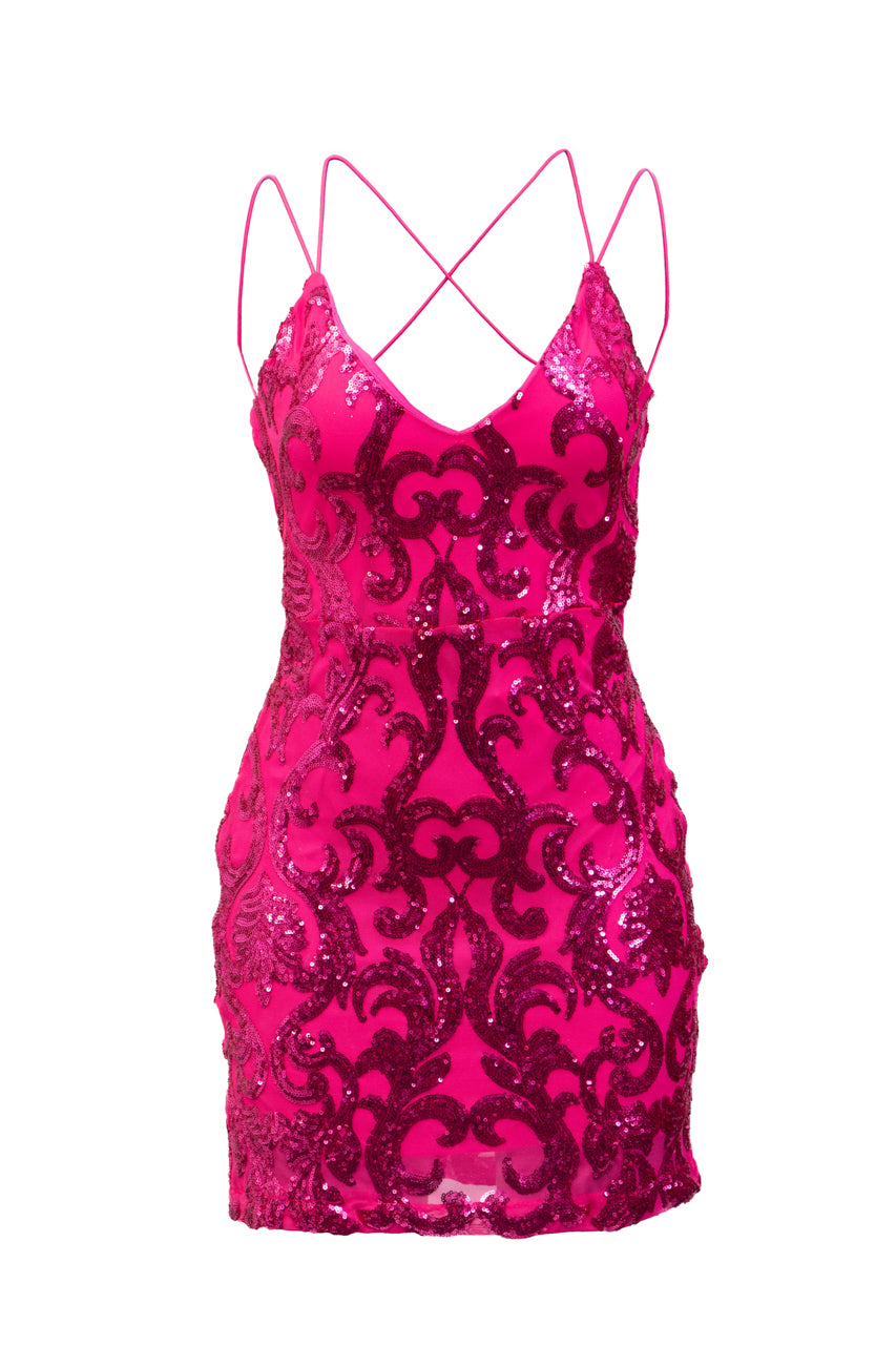 Rocío Rosa con Lentejuelas