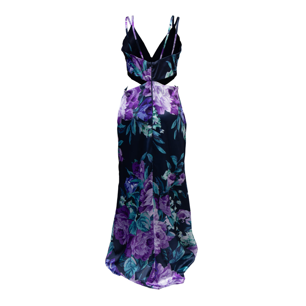 Ivy Azul Marino con Flores