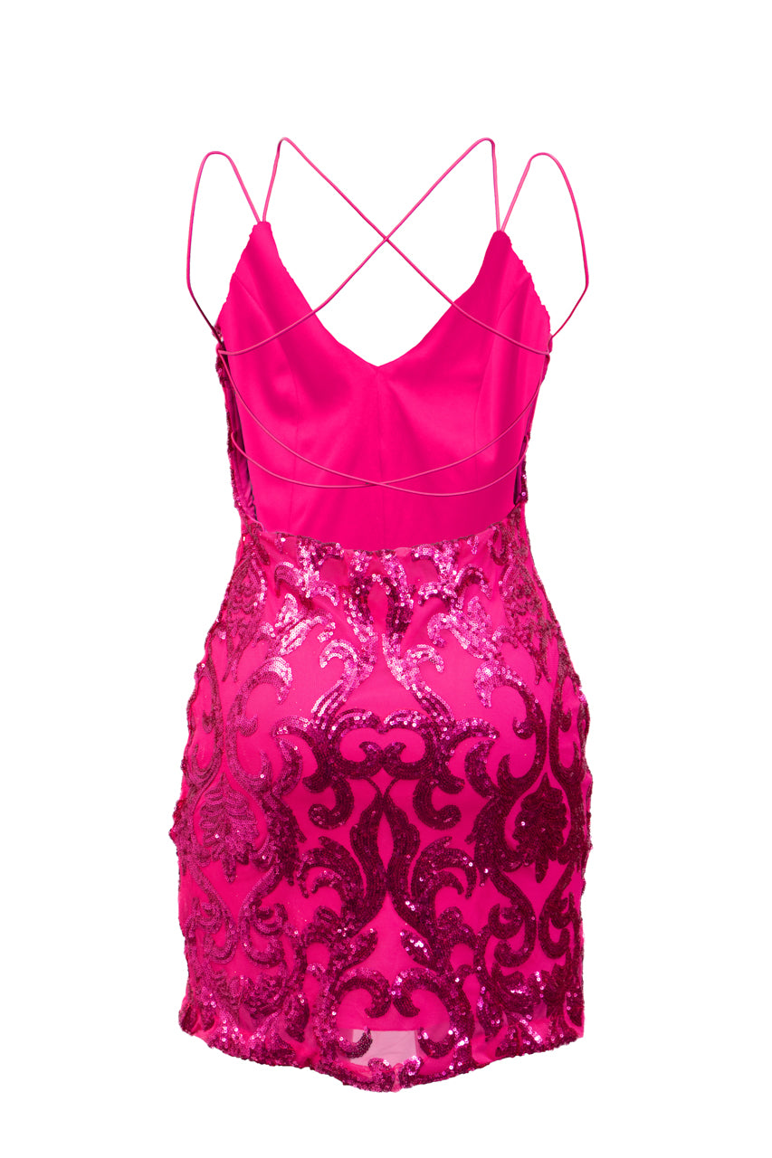 Rocío Rosa con Lentejuelas